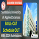 Symbiosis University of Applied Sciences Releases SKILL-CAT Schedule for MBA 2026 Admissions; Check Here!